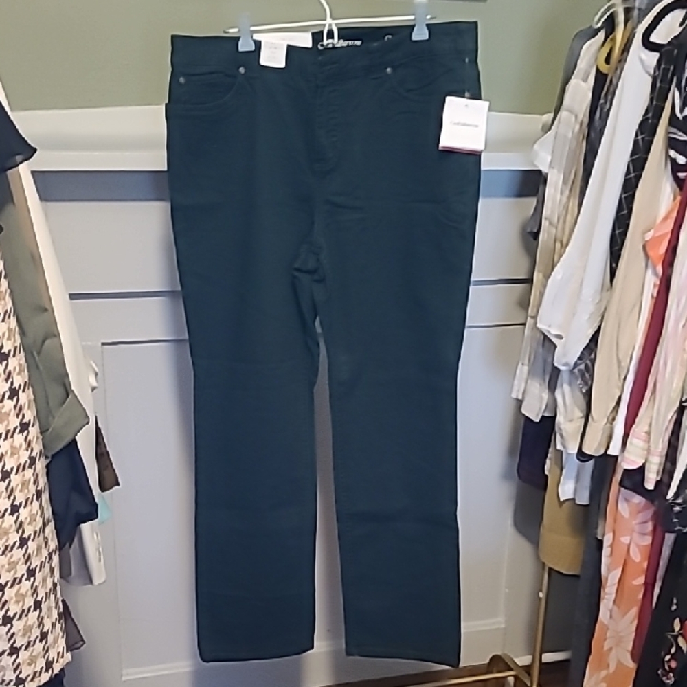 Croft & Barrow Women's Jeans - Forest Green